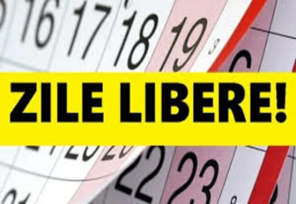 15 zile libere în 2020