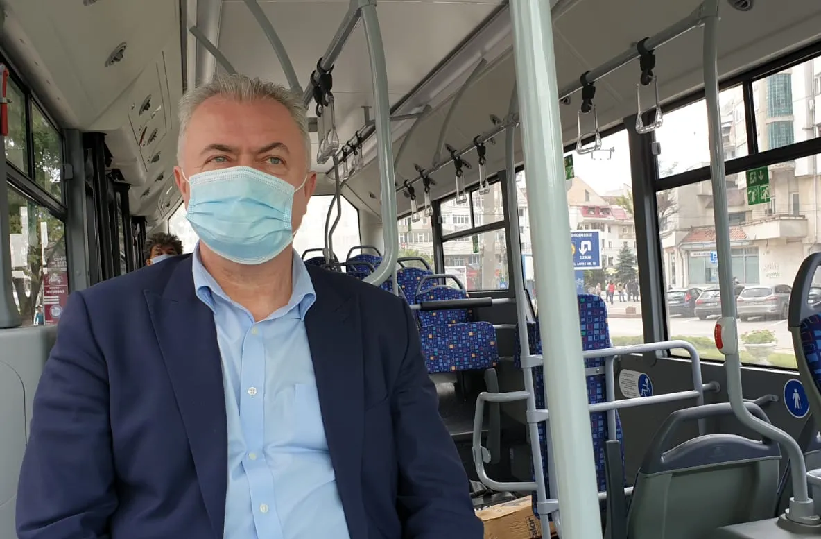 Patru din cele nouă autobuze au ajuns în Botoșani