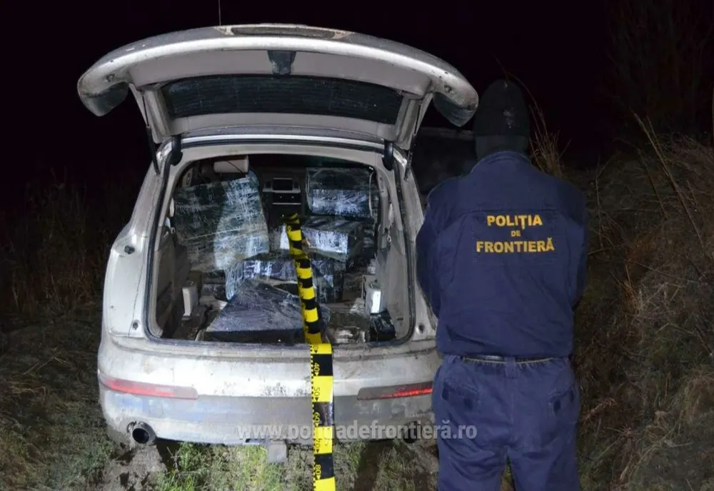 Focuri de armă la frontieră! Ţigări în valoare de peste 260.000 lei, confiscate 