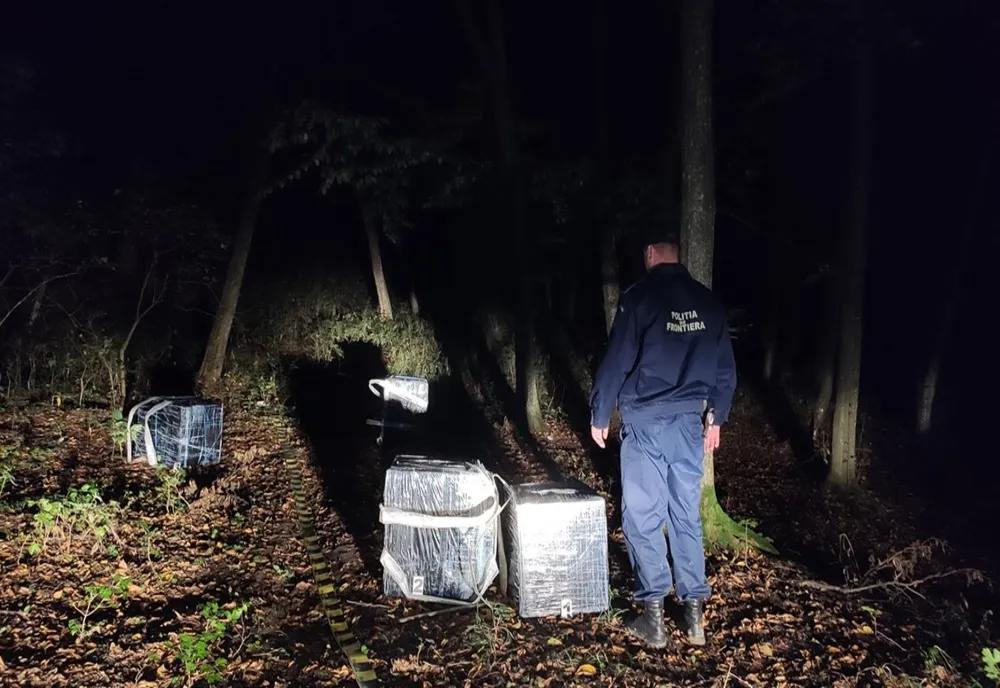 Peste 6.000 de pachete de țigări de contrabandă, descoperite de polițiștii de frontieră botoșăneni