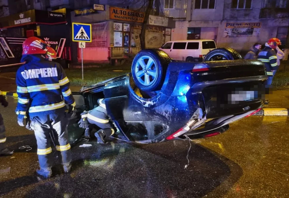 Cascadorie periculoasă! Doi tineri au ajuns la spital