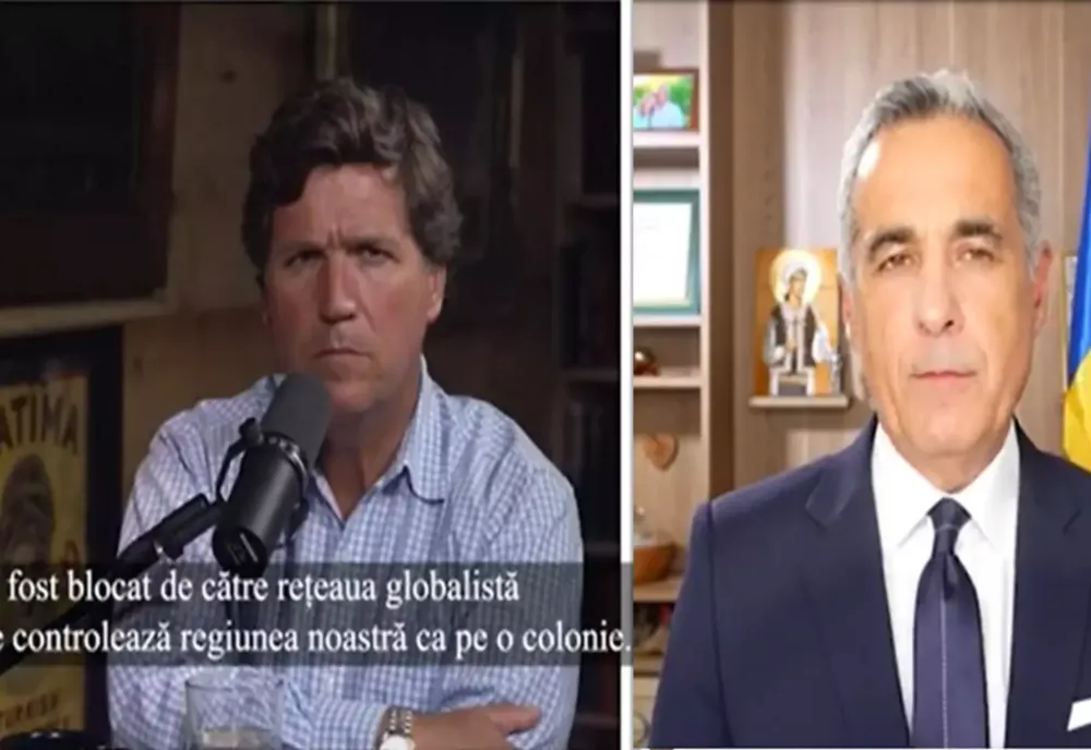 CĂLIN GEORGESCU, DEZVĂLUIRI BOMBĂ ÎN INTERVIUL-EVENIMENT CU TUCKER CARLSON: AM FOST BLOCAT DE CĂTRE REȚEAUA GLOBALISTĂ CARE A ÎNCERCAT SĂ-L BLOCHEZE ȘI PE DONALD TRUMP - VIDEO