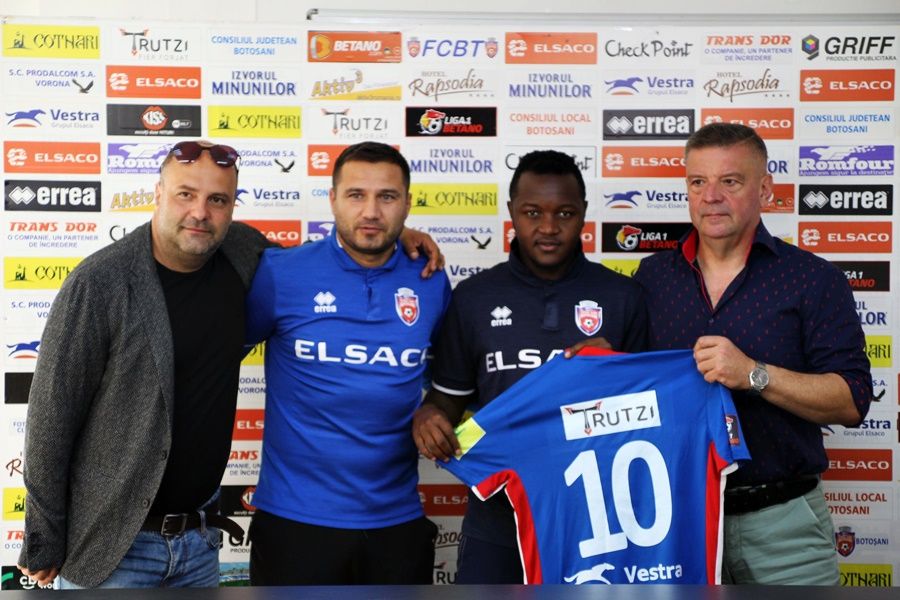 Ongenda și-a prelungit contractul cu FC Botoșani. Iftime: “Va pleca pe niște milioane bune”