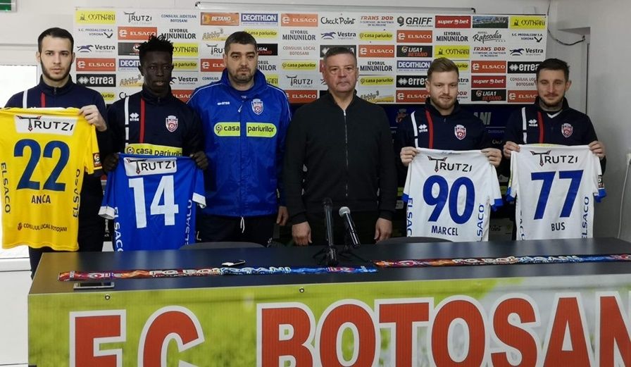FC Botoșani începe partea a doua a campionatului cu patru jucători noi GALERIE FOTO