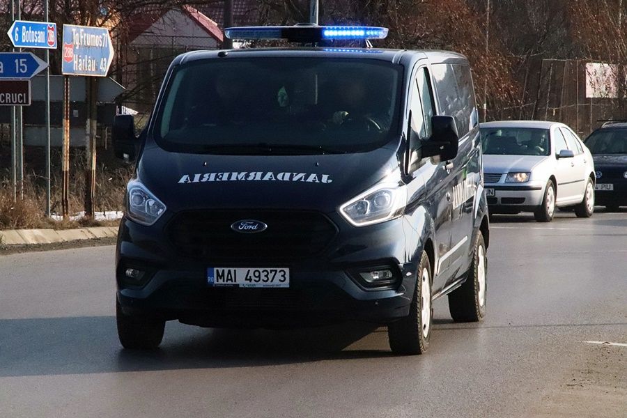 Amenzi împărțite de jandarmi în Centrul Vechi