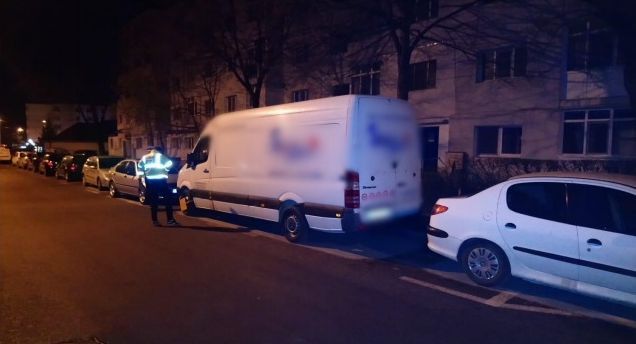 17 autovehicule de transport marfă, blocate în municipiul Botoșani