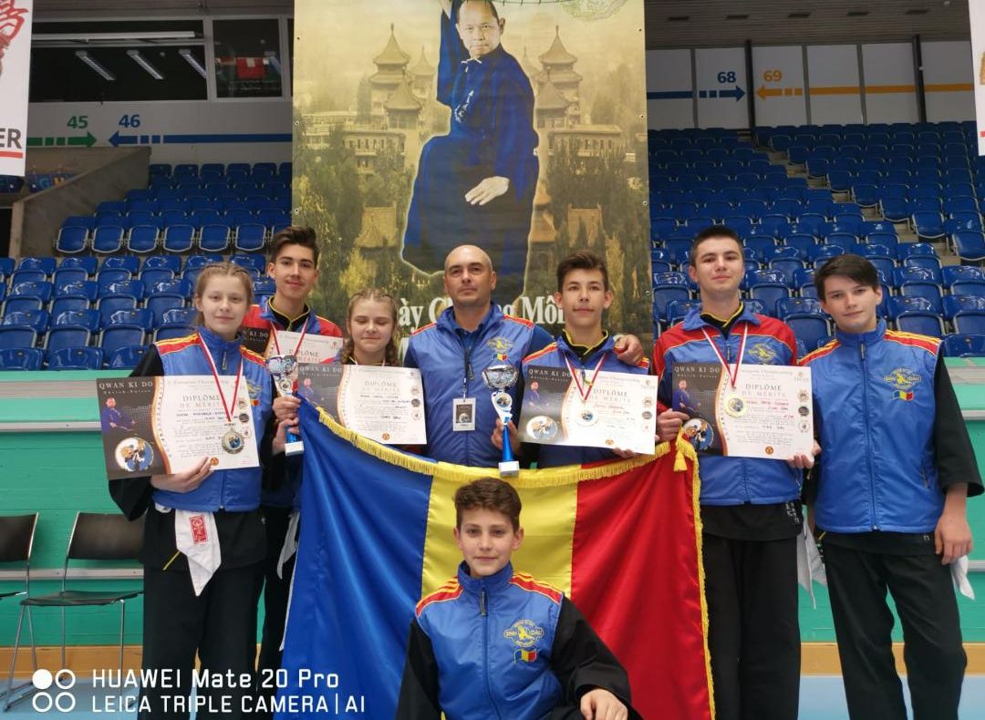 Performanță obținută de botoșăneni la Campionatul European de Qwan-ki-do FOTO