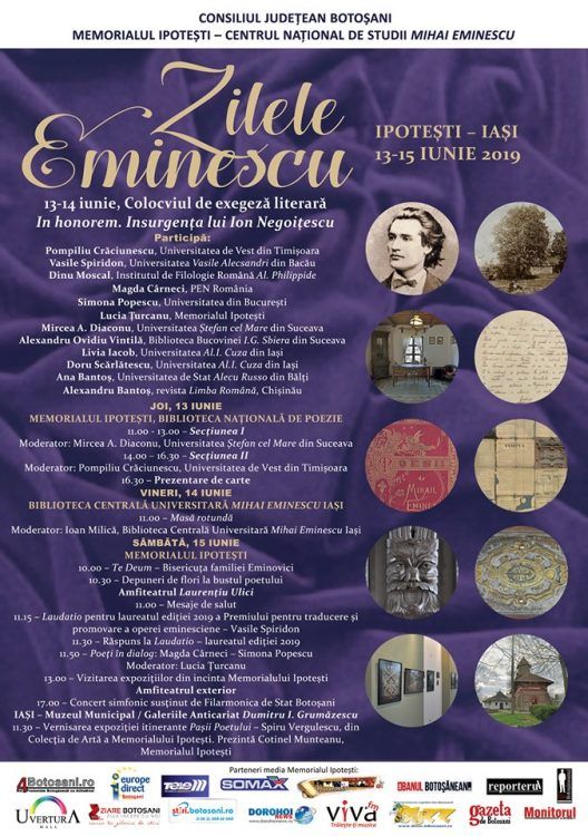 Zilele Eminescu la Memorialul Ipotești