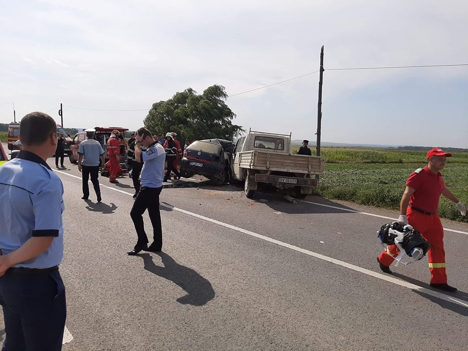 Tânăr mort într-un accident rutier la Vlădeni