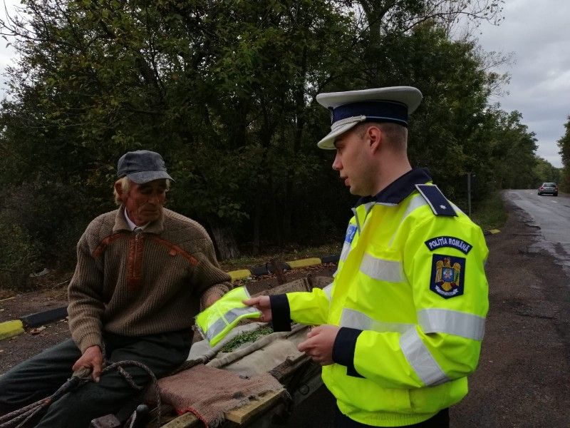 Campania ”Veste pentru căruțași” demarată de polițiști