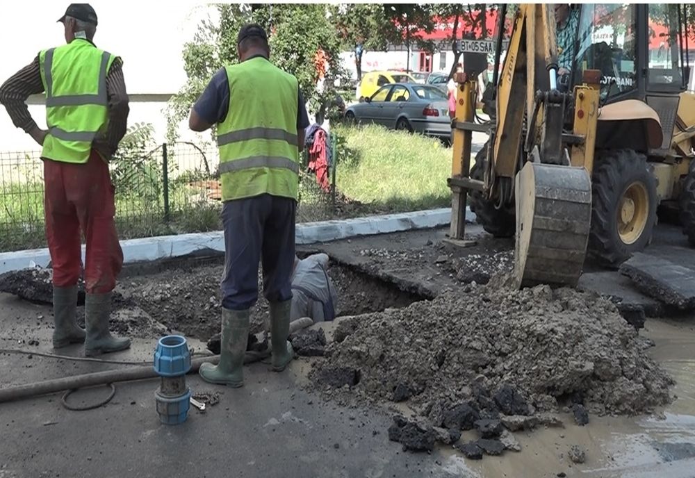 Mai multe străzi din Botoșani rămân fără apă