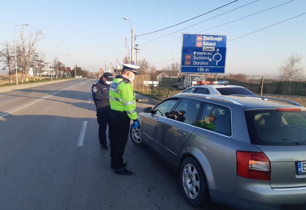 Peste 200 de amenzi în 24 de ore, în județul Botoșani