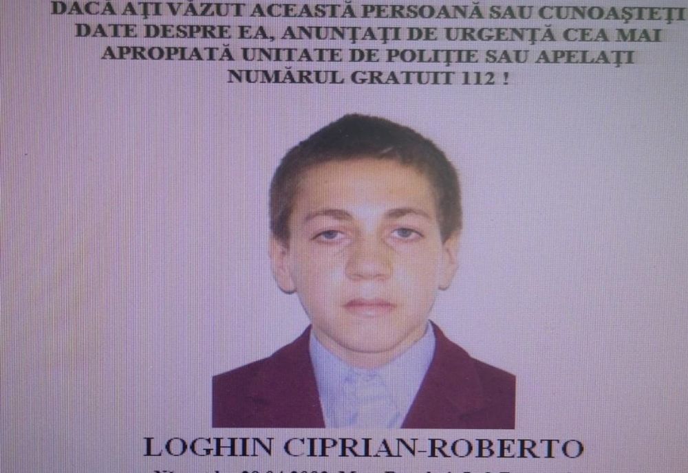 Adolescent dispărut! Dacă îl vedeți, sunați la 112!