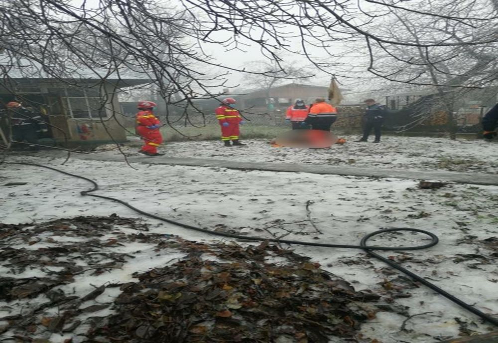 Bătrână decedată într-un incendiu izbucnit în camera unde dormea