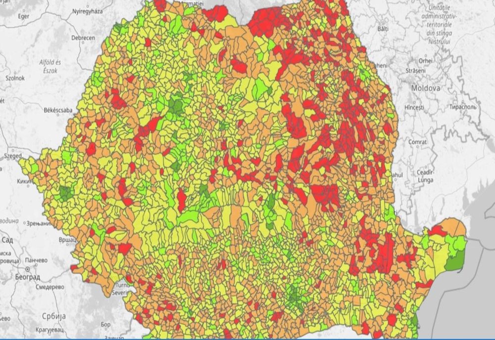 HARTA INTERACTIVĂ - Câți oameni s-au vaccinat chiar în orașul tău - Verifică informațiile aici
