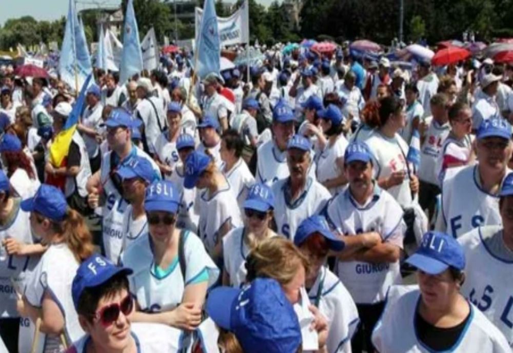 Nou protest al sindicaliștilor din educație, vineri, în Bucureşti. Sunt aşteptate 20.000 de persoane