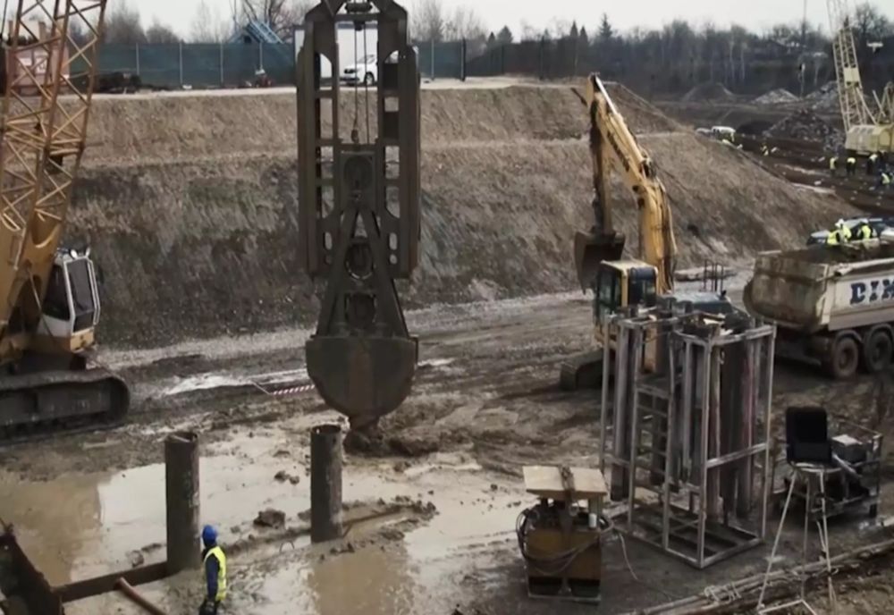 Lucrări ample la noua hidrocentrală care va deservi Capitala și satele din jur - VIDEO