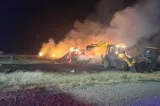 Incendiu devastator în județul Botoșani.  80 de tone de furaje au ars după ce focul ar fi fost pus intenționat