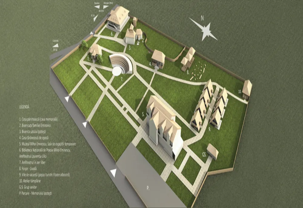 Proiectarea modernizării Memorialului Ipotești, prin fonduri europene