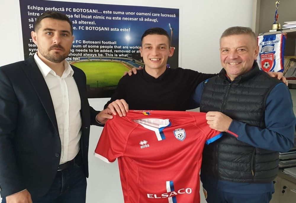 FC Botoșani a adus un mijlocaș crescut de Barcelona