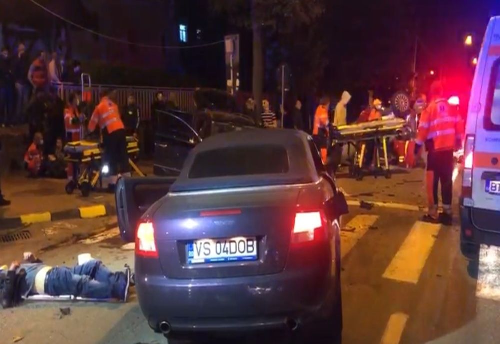 Autorul accidentului de noaptea trecută a fost reținut pentru 24 de ore