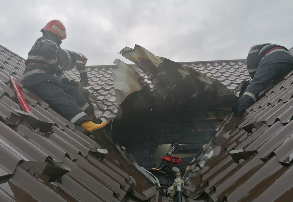 Incendiu în municipiul Botoșani