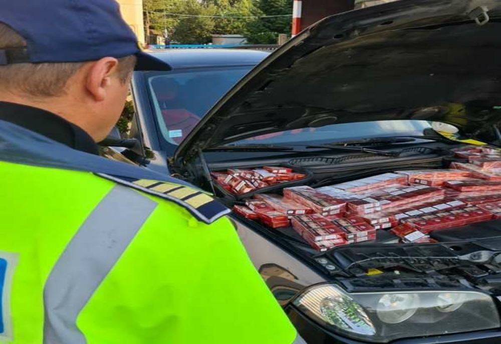 BMW blindat cu ţigări de contrabandă depistat în trafic