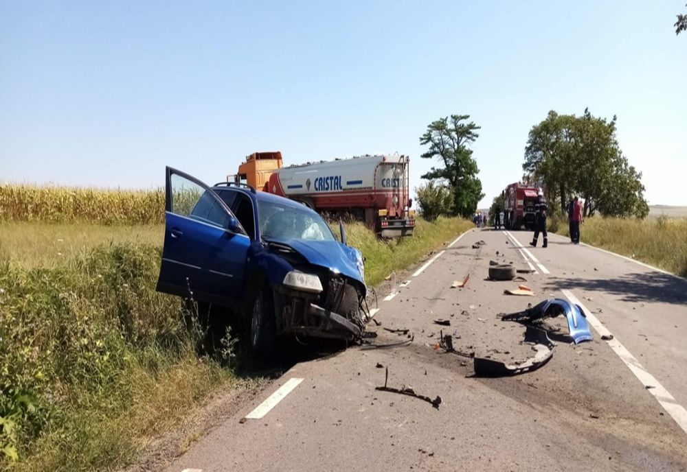 Accident rutier în Botoșani! O victimă în stare gravă! (FOTO)