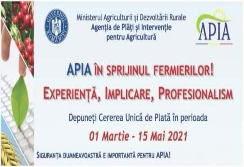 S- a dat startul Campaniei de informare privind primirea Cererilor Unice de Plată în anului 2021