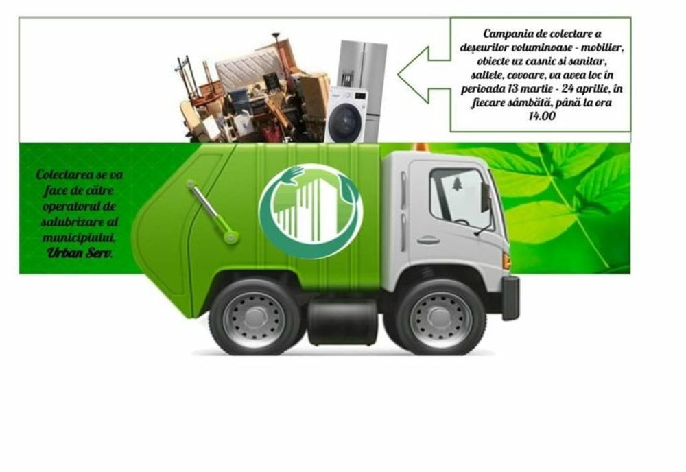 A demarat campania de colectare a deșeurilor voluminoase