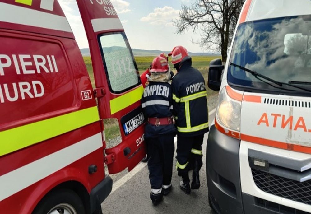 Șapte persoane au ajuns la spital după un accident rutier