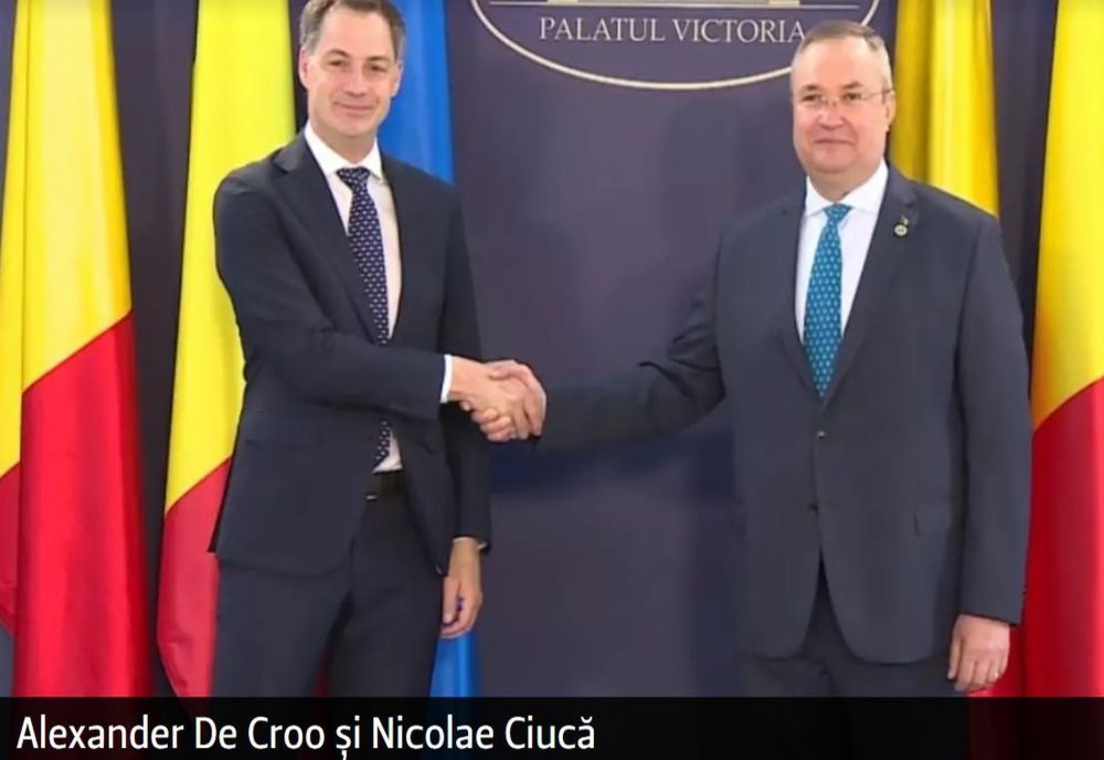 Premierul Belgiei, primit de Nicolae Ciucă la Palatul Victoria