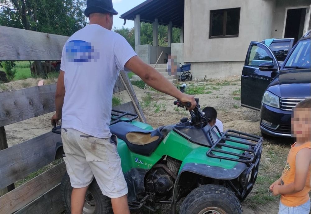 La plimbare cu un ATV neînmatriculat