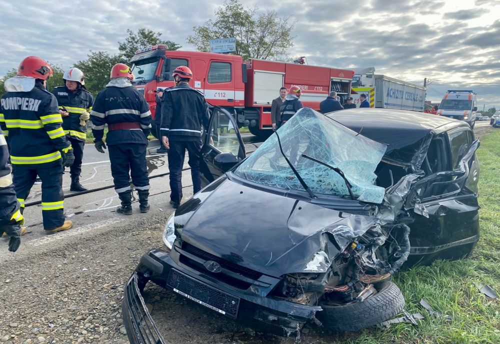 Accident pe un drum din Botoșani! Primul care a intervenit, un pompier aflat în timpul liber