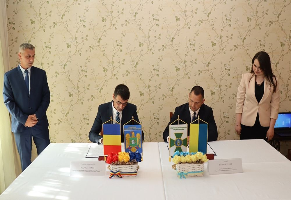 Ședința de lucru a șefilor structurilor de frontieră din România și Ucraina a avut loc la Botoșani