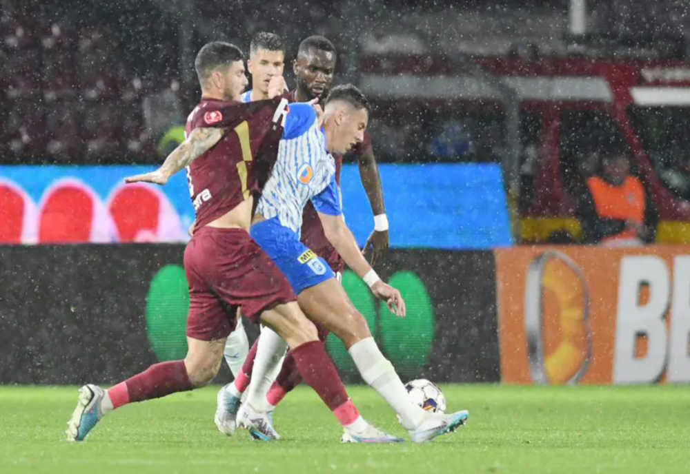 CFR Cluj și Universitatea Craiova au remizat, 1-1, după ce Farul a pierdut