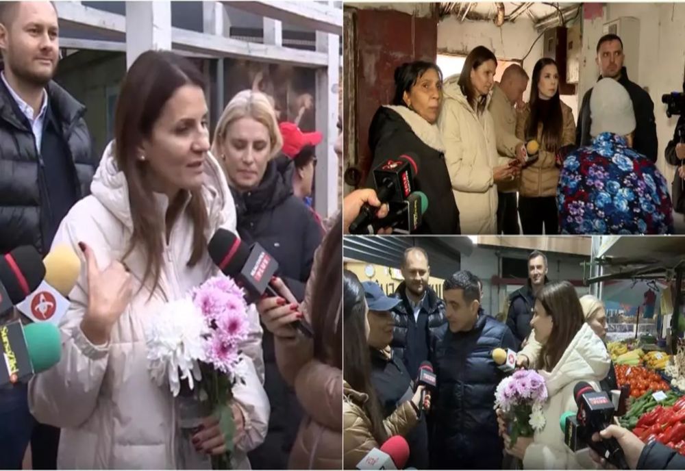 Anca Alexandrescu, printre oameni, în sectorul condus de Ciucu
