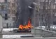 Mașină în flăcări în municipiul Botoșani VIDEO