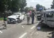 ACCIDENT cu patru mașini, după o depășire neregulamentară FOTO