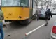 Tramvai sărit de pe șine, pe Calea Națională FOTO