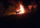 Incendiu în comuna Pomârla. Un autocar a luat foc VIDEO