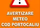 COD PORTOCALIU de vreme rea pentru 5 localități din județul Botoșani