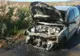 Un autoturism a luat foc în timpul mersului pe un drum din județul Botoșani