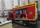 Incendiu puternic, în ajun de Crăciun, într-un bloc din Botoșani