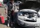 Autoturism distrus într-un incendiu, pe strada Pacea din Botoșani