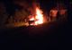 Incendiu în comuna Pomârla. Un autocar a luat foc VIDEO