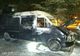 Incendiu izbucnit la o autoutilitară parcată pe o stradă din Botoșani